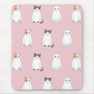 座っている猫 マウスパッド