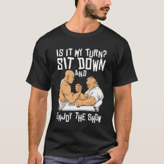 座ってショーを楽しもう エアーサイクリングアームフレンド Tシャツ