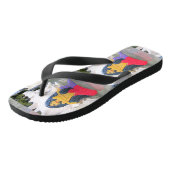 座ってタントラの人魚 ビーチサンダル (アングル)