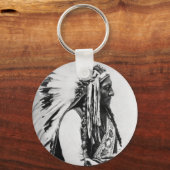 座ってブル、ハンクパパスー キーホルダー (正面)