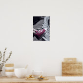 座ってポスターを貼って足を置く ポスター (キッチン)