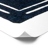 座って白い猫、ジュリー・ド・グラグ ポスター (角)