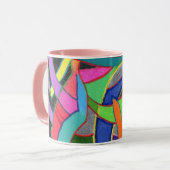 座って、リラックスこの写真を賞賛する。 マグカップ (正面左)