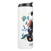 座っカラフルているパンダベアーマティインスパイアスの名前 タンブラー (回転左)