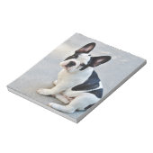 座っフランスのたブルドッグ ノートパッド (回転)