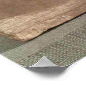 座っ遊たミュージシャンの小便が ポスター (角)