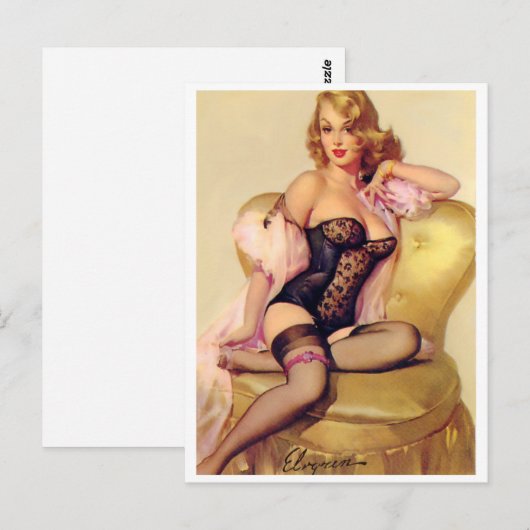 座りピン ポストカード (正面/裏面)