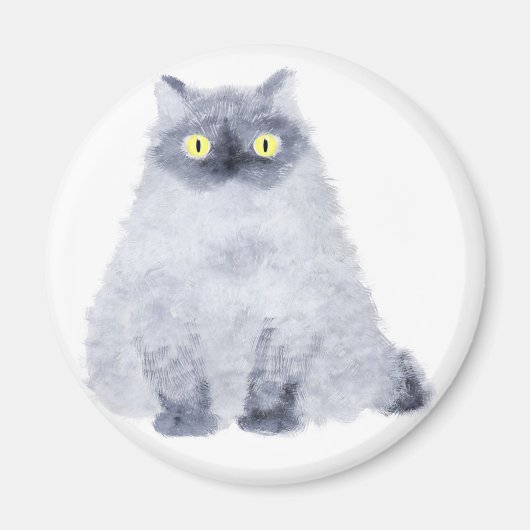 座り猫マグネット マグネット (正面)