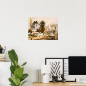 座るウィルトンの公園のパター ポスター (ホームオフィス)