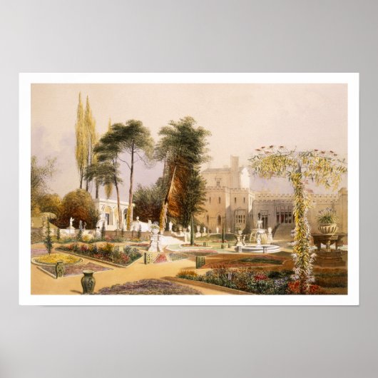 座るウィルトンの公園のパター ポスター (正面)