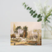 座るウィルトンの公園のパター ポストカード (スタンド正面)