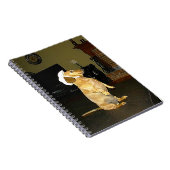 座るダッかわいらしシュント手帳 ノートブック (右側)