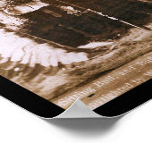 座るブル&バッファロービル1891 ポスター (角)