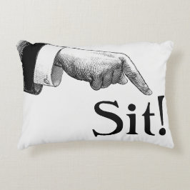 座るボッシーなアクセントクッション アクセントクッション