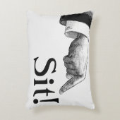 座るボッシーなアクセントクッション アクセントクッション (正面(垂直))