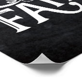 座る席を選んで、陣営は選ばない 結婚式のお祝い ポスター (角)