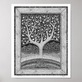 座る木 ポスター