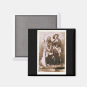 座る牛とバッファロー法案1895 マグネット (正面/裏面)