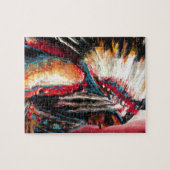 座る牛の色 ジグソーパズル (横)