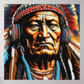 座る牛2 ポスター (正面)