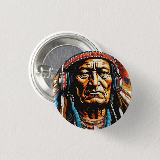 座る牛2 缶バッジ (正面&裏面)