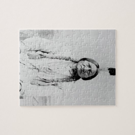 座る牛 ジグソーパズル (横)