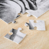 座る牛 ジグソーパズル (側面)