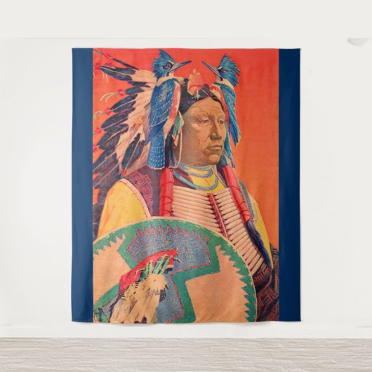 座る牛 タペストリー (正面)