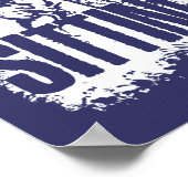 座る牛 ポスター (角)