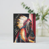 座る牛 ポストカード (スタンド正面)