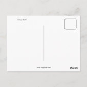 座る牛 ポストカード (裏面)