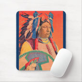 座る牛 マウスパッド (マウス)