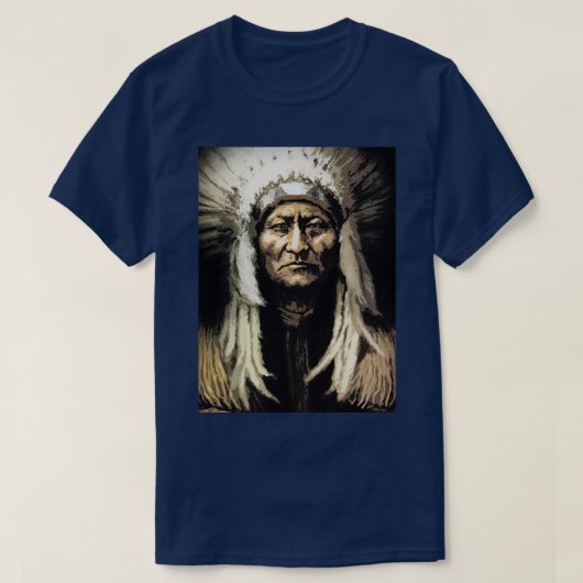 座る牛 Tシャツ (デザイン正面)