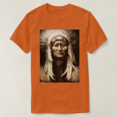 座る牛 Tシャツ (デザイン正面)