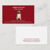 座る犬 名刺 (正面/裏面)