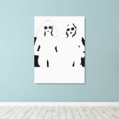 「座る」のまわりにキャンバス キャンバスプリント (インサイチュ (ウッドフロア))