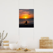 座る ポスター (キッチン)