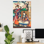 座る ポスター (ホームオフィス)