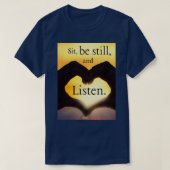 座る Tシャツ (デザイン正面)