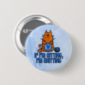 座位編み物 缶バッジ (正面&裏面)