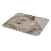 座女(ピエール=オーギュストルノアール) カッティングボード (角)