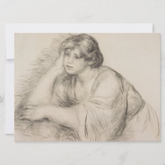 座女(ピエール=オーギュストルノアール) カード (正面)