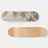 座女(ピエール=オーギュストルノアール) スケートボード (横)