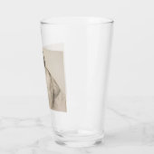 座女(ピエール=オーギュストルノアール) タンブラーグラス (左)