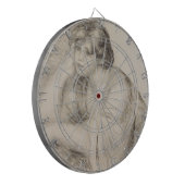 座女(ピエール=オーギュストルノアール) ダーツボード (正面左)