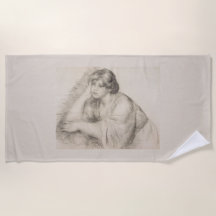 座女(ピエール=オーギュストルノアール)