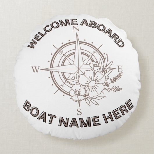 座布団へようこそ ラウンドクッション (正面)