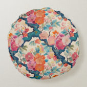 座布団クッ日本のション ラウンドクッション (裏面)