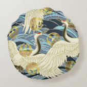 座布団16日本のインチ ラウンドクッション (裏面)