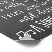 座席とダンスのサイン結婚を選択 ポスター (角)